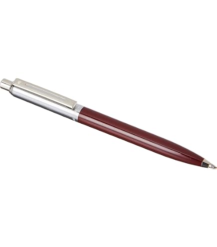 Sheaffer Sentinel Penna A Sfera Blu Con Finiture Cromate – Ricaricabile In Conf. Regalo - 4