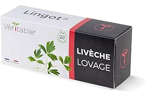 Lingot® Livèche Bio - Compatible Potager d'Intérieur Véritable® et Exky® - Recharge prête à l'emploi - Substrat avec Graines Intégrées…