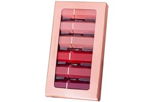 PETANSY Matte Lipstick Set 6 Colors Nude Moisturizer Smooth Lipstick Long Lasting Waterproof Lipstick Makeup Gift Set