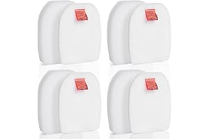 Sansoak Ersatzfilter-Set IZ400 IZ420 für Shark Stratos DuoClean Akku-Stabstaubsauger IZ400EU IZ400EUT IZ420EU IZ420EUT, 4 Stück