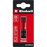 Orijinal Einhell Darbeli Bit Seti, 2 Par&ccedil;a, 50 mm, T20 (S2 &Ccedil;elik, Torsiyon B&ouml;lgesi, Verimli G&uuml;&ccedil; Aktarımı, Kırmızı Renk Halkas