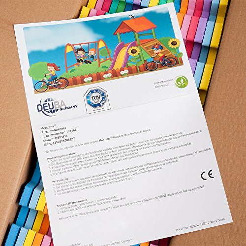 Large Puzzle Play Mat 86pcs Baby Soft EVA Foam Children Kids Interlocking Jigsaw - 12.5x12.5-Inches