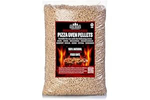 LOG-DELIVERY Log-Barn Premium Pizza Wood Pellets – Natural, Odorless & Chemical-Free Fuel for Pizza Ovens, ENPLUSA1 Certified, Sustainable Heat