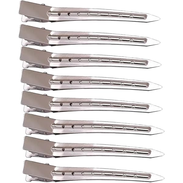 JZK Duck Bill Haarspangen – 30 Stück, 9 Cm Metall-Clips Für Locken & Styling