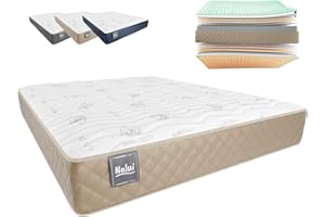 ZZ DON DESCANSO Don Descanso - Colchón 150x190 Viscoelástico Mulhacen DualSense, Altura 26cm. Multicapa con Núcleo GravityFoam, Firmeza Alta, Doble Cara Invierno/Verano, Transpirable. Fabricado en España, Beig