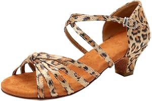 TOPGROWTH ACCESSORIO Topgrowth Scarpe Scarpette Danza Scarpe da Latino Bambina Ragazza Principessa Sala Da Ballo Tango Scarpe Latine Sandali Da Danza Per Bambini Elegante