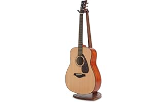 Musbeat Wooden Guitar Stand, Guitar Stand for Acoustic Guitar, Guitar Stand, Electric Guitar, Bass Guitar, Mandolin, Floating Stand Made of Walnut Wood, Elegant Decoration for Home, Living Room