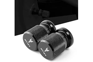 BXMOTO Capuchon Bouchon de Valve d'air Cache-poussière Aluminium Motos Soupape de Roue Couvercles pour Yamaha MT07