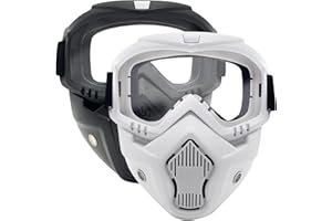TOYER 2-pak maski taktycznej, zdejmowane maski gogle kompatybilne z Nerf Rival, Apollo, Zeus, Khaos, Atlas, Artemis Blasters Rival Mask