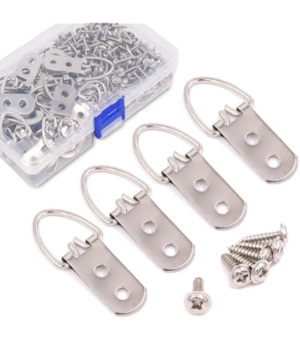 6 Crochets De Côté 25 Mm – Acier Plaqué Laiton, à œillet, OneStopDIY, Main Gauche