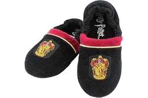 Funidelia Chaussons Gryffondor - Harry Potter pour fille et garçon, Licence Officielle, Taille 34-36, Poudlard, Magiciens. Produits dérivés à offrir à Noël et pour les anniversaires