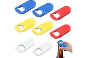 Shengxi Faustöffner - 8 Stück Edelstahl Flaschenöffner, 4 Farben für Zuhause, Pub, Küche - Personalisierbar für Männer