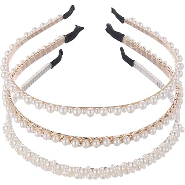 Dizila 7 Stück Vintage Stirnbänder Mit Strass - Doppelreihig Für Frauen & Mädchen