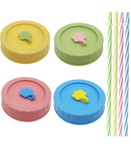 Ball Einmachglas-Deckel Auslaufsicher – 6 Stück, BPA-frei, Für Marmelade, Saft & Mehr
