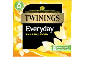 Twinings Everyday Black Tea 4 x 80 Teabags, 232g (Pack of 4)