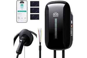 WADA POWER Stazione di Ricarica per Veicoli Elettrici Monofase 7KW: Caricabatterie EV Tipo 2 per Auto Elettrica Controllo APP/RFID, EV Charger con 5M Cavo, IEC 62196-2