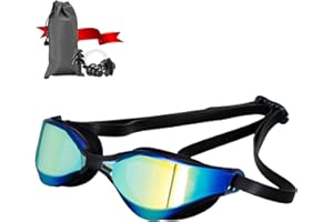 Focevi Swimming Goggles for Men/Women, Anti-Fog Anti-UV Wide Vision Adult Swim Goggles, Boys/Girls/Junior/youth Swim Glasses