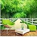 Produktbild VVNASD 3D Tapete Wand Dekorationen Wandbilder Aufkleber Bambuszaun Hinterfrische Schlafzimmer Wohnzimmer Sofa Backgrounds Home Decor Kunst Mädchen Schlafzimmer (W) 400X(H) 280Cm