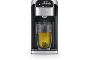 CASO HW 770 Hot Water Dispenser | Hot Water in seconds | Saves up to 50% Energy Compared to Kettles | Memory Function | 8 Quantity Dispenses | Suitable for Baby Food | Integrated Descaling Reminder