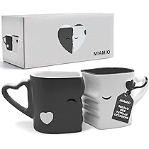 Tazze Gatto Che Si Baciano - Set Da 2 Per Coppie, Regalo Romanticissimo - Foto 14