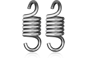 everlar® Double Paquet de Ressorts oscillants I EU Made I Ressorts pour balançoires Hollywoodiennes, hamacs, fauteuils Suspendus, balançoires, chaises flottantes et Bien d'autres Encore I 200 kg
