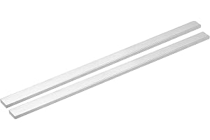 QUARKZMAN Fyrkantig aluminiumplattstång 2 st 1/4 tum tjocklek 0,6 tum bredd och 3,5 cm aluminiumplatta 6061 5 x 15 x 305 mm T