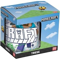Stor Minecraft GIRL Keramiktasse – 325 Ml, In Geschenkbox