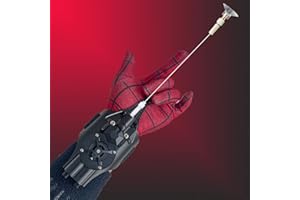 LPLKON Spider Web Shooters That Actually Shoot,7.8ft Real Rope Launcher,Spider Web Gadgets Toy Cool Gadgets for Kids (black)