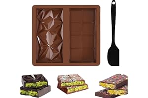 LEEWYOU Molde de silicona Dubai para chocolate profundo