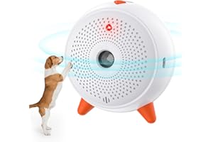 Bubbacare Anti Aboiement, Dispositifs à Anti Aboiement Chien Ultrason, Automatique Boitier Anti-Aboiement Chien, Repulsif Ultrasons Rechargeable et étanche avec 33ft, pour Les Petits et Grands Chiens