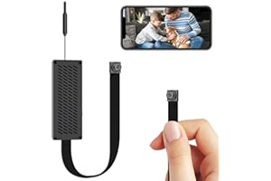 ZUNHAI Sprfuk Mini caméra Espion 4K/1080P HD caméra cachée DIY sans Fil Micro Camera Espion Mini Camera Surveillance intérieur/extérieur avec détection de Mouvement