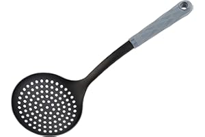 Wiltshire Diamond Handle Skimmer, Frying and Draining, Dimensions: 33x11x7cm, Colour: Grey