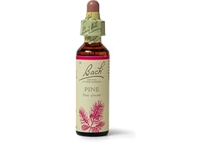 Bach Original Flower Remedies (Pine) Find Joy & Hope, Have Self-Respect, Emotional Wellness, Natural Flower Essence, 20ml