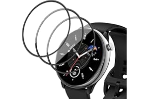 TUTUO [3 Stück Schutzfolie Kompatibel mit Amazfit GTR Mini Schutzfolie Folie, [Flexible] Soft HD Displayschutzfolie, Blasenfrei Anti-Kratzen Wasserdicht TPU Weich Displayschutz Film
