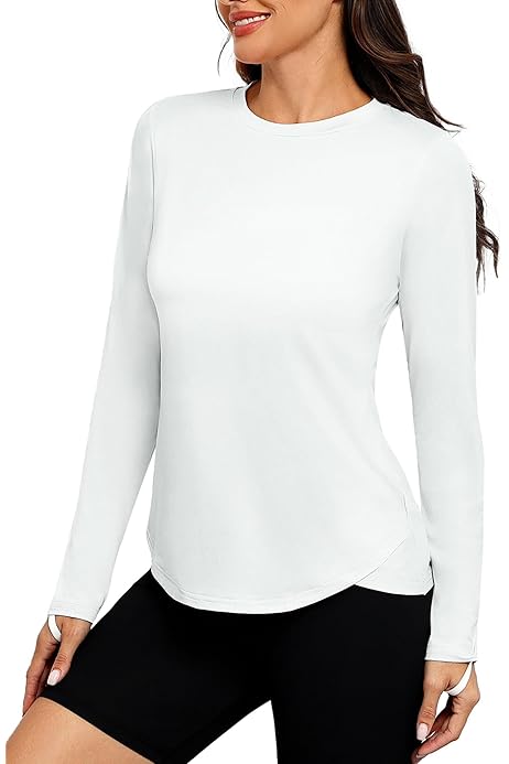 Maglietta Protezione Solare Donna UPF 50+ - Maniche Lunghe Per Sport Acquatici - Foto 5