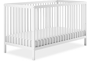 Ehrenkind® Babybett PUR 140x70 aus Buchenholz | Weiß | Kinderbett 9-Fach höhenverstellbar mit entnehmbaren Stangen | Baby Bett