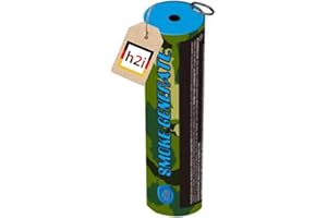h2i Rauchgenerator mit Reißzünder| 1 Stück | Blau | +/- 180 sec | Rauch Vulkan Fontäne | Rauchtopf Rauchgenerator Rauchbombe | dichter kräftiger Rauch | Ganzjahresfeuerwerk Kat T1/F1