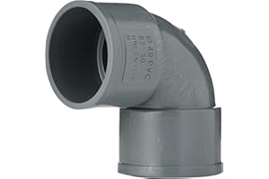 Anzapack 855552X - Codo Pvc Hembra-Hembra 87º 40 Mm.