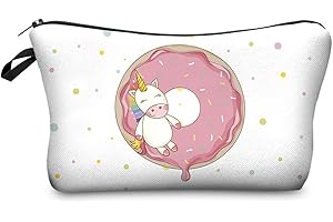 PREMYO Trousse de Maquillage Femme - Trousse Scolaire Fille Ado - Pochette École Collège Vanity Case