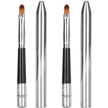 Exquisite Einziehbare Lippenpinsel – Professioneller Applikator Für Lippenstift & Lipgloss, Leicht, Praktisch Für Unterwegs (Hellgrün)