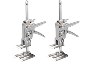 AYYDS Herramienta de mano de brazo que ahorra mano de obra con escala, azulejos de cerámica, regulador de altura, herramienta de elevación de acero para azulejos, puertas, ventanas, armarios