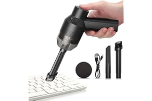 HONKYOB Mini Vacuum Cordless Desk Vacuum Cleaner for Dust, Hair, Crumbs, Eraser Scrap, Laptop, Car,Pet House,Pet Hair