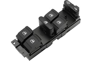 FanPaYY Interruptor Mando Elevalunas para Golf 4 seat leon mk1 Eléctrico Ventana Botonera Pulsador elevalunas 1J4959857 para Jetta Bora Passat B5 Toledo 1J4959857D 1J4 959 857D