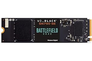 WESTERN DIGITAL WD_BLACK SN750 SE 500 GB NVMe SSD Battlefield 2042 PC Game Code Bundle, con velocità di lettura fino a 3600 MB/s