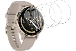Anoowkoa 4 Stück Displayschutzfolie für Garmin Venu 3s 41mm Schutzfolie [NOT Panzerglas] 9H Härte Gehärtete Folie HD Vollbild Handyfolie Hartglas Anti-Kratzer Displayfolie