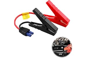 MXYVRIX Cable de Arranque de Emergencia Automotriz Portátil, Pinza de Cocodrilo de Repuesto para Arrancador de Batería de Coche 12V, Cables de Abrazadera de Refuerzo Inteligente de Alta Durabilidad