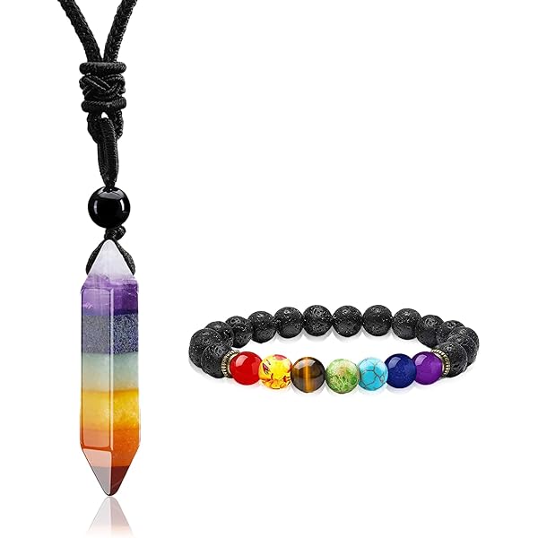 Collana di Chip di cristallo curativo spirituale naturale di