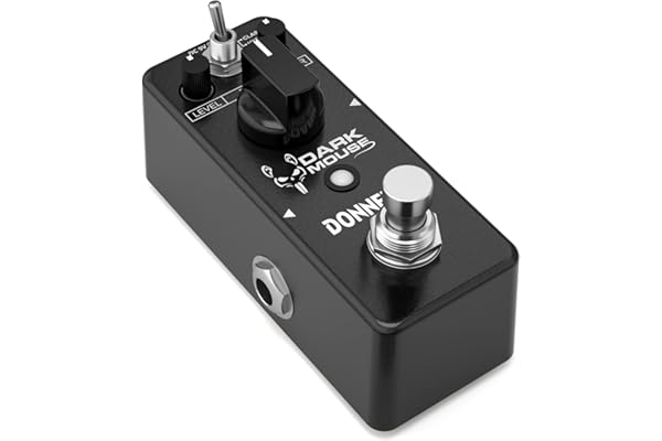 Donner Distortion Pedal, Dark Mouse Pédale Distorsion 2 Modes Pédale Guitare, Classique Hyper Crunch tô Fuzzy