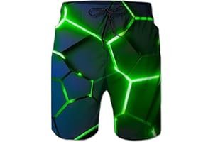 ALISISTER Costume Uomo Mare 3D Stampa Spiaggia Costume da Bagno Estate Pantaloncini Tronchi da Surf con Fodera in Rete S-3XL