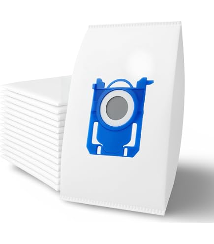 PakTrade 10 Sacchetti Per Aspirapolvere In Microfibra - Compatibili Con Siemens Super 911, 913, 915, Electronic 320 E Bosch BBZ23AF